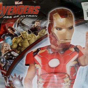 Marvel Avengers 2 Age of Ultron Iron Man Mark 43 Muscle Top Mask S-M PTP 23"